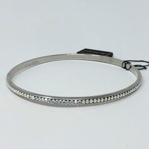 Crystal Bangle Clear 8.5"